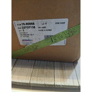 ACDelco 15-80558 GM OEM HVAC Blower Motor NOS 22737136